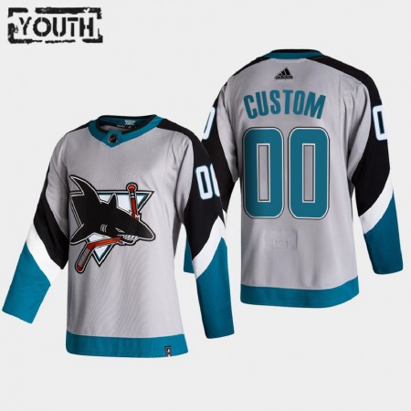 Dětské Hokejový Dres San Jose Sharks Dresy Personalizované 2020-21 Reverse Retro Authentic